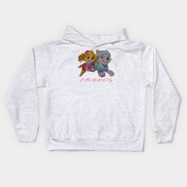 paw friends Kids Hoodie by BigM89